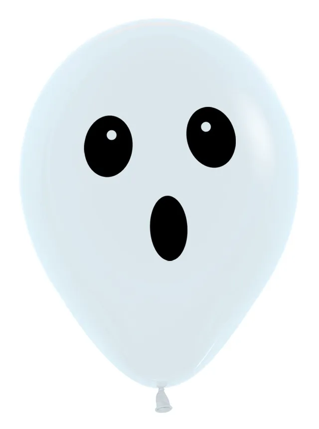 betallic-ghost-face-latexballon-fashion-white-11-zoll-50-st-ck image 1
