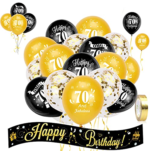 howaf-70-geburtstag-deko-set-schwarz-gold-banner image 8