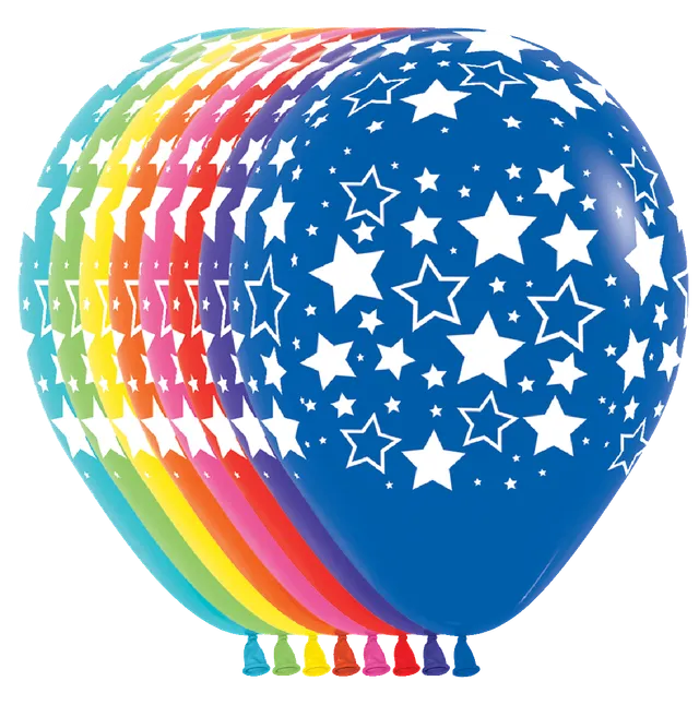 betallic-deluxe-bold-stars-latexballon-11-zoll-50-stk-sortiert image 1