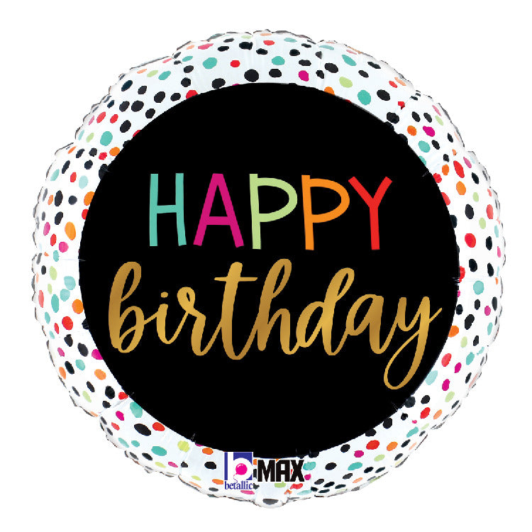 betallic-folienballon-birthday-bunte-punkte-18 image 1