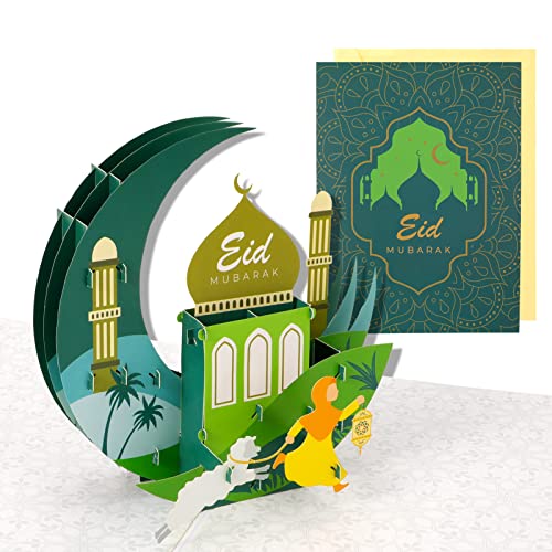 howaf-eid-mubarak-3d-pop-up-karte-mit-umschlag-rot image 8