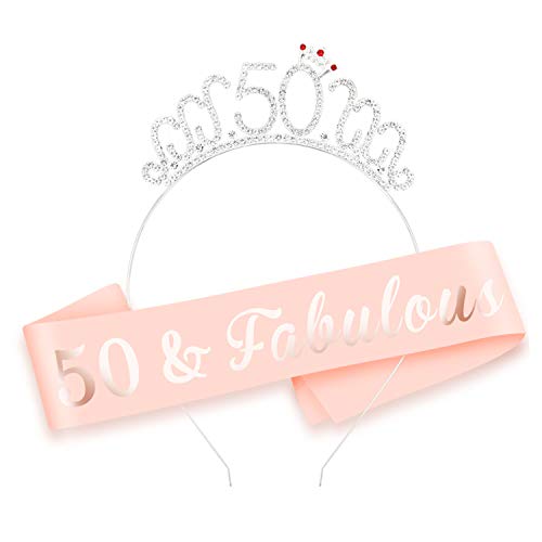 howaf-50-geburtstag-sch-rpe-und-tiara-ros-gold-fabulous image 8