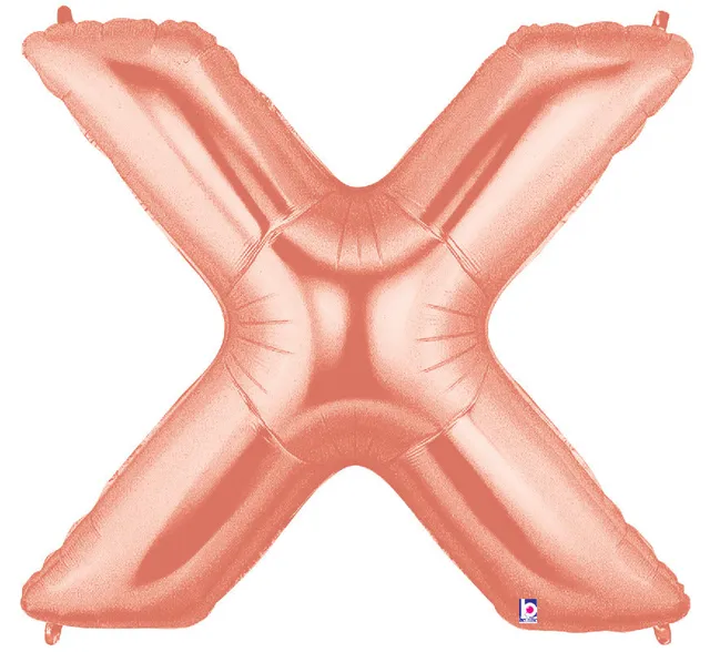 betallic-letter-x-rose-gold-folienballon-34-ros-gold image 1