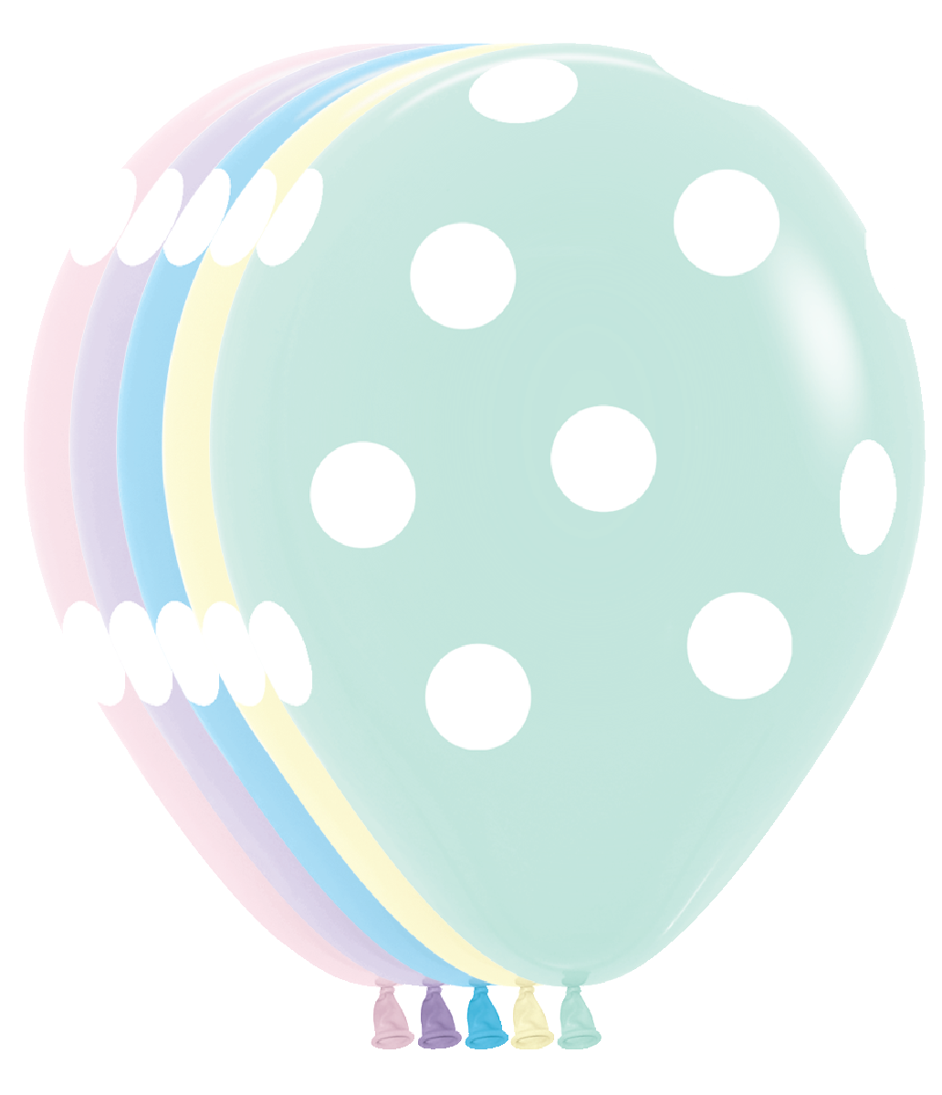 betallic-pastel-matte-dots-latexballon-28-cm-50-st-ck image 1