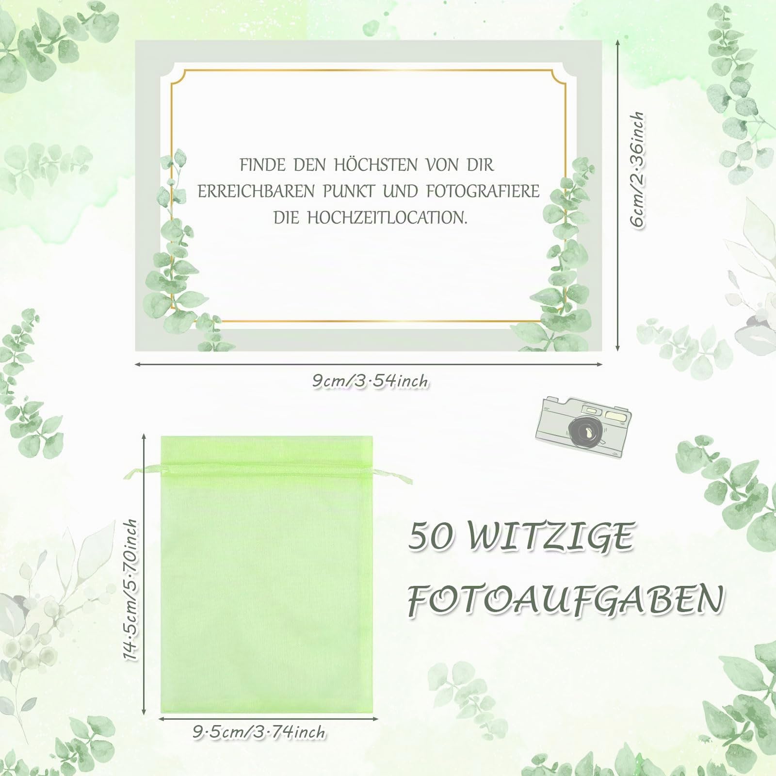 howaf-fotoaufgaben-hochzeit-50-karten-gr-n-gold-eukalyptus image 2
