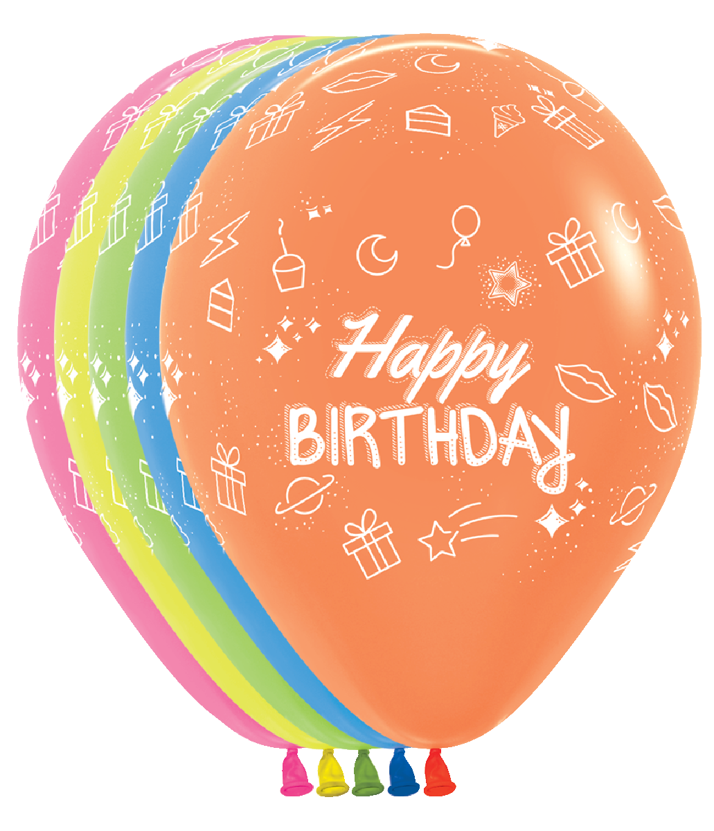 betallic-happy-birthday-neon-latexballon-11-zoll-50er image 1