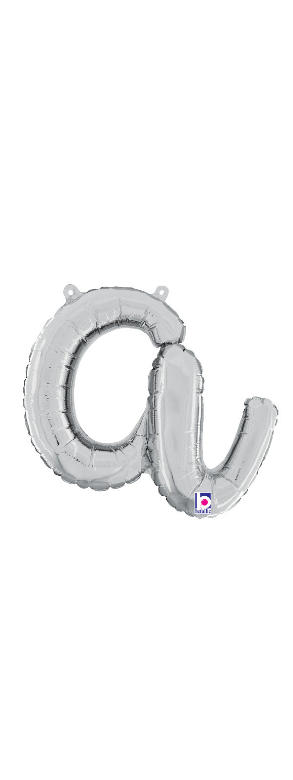 betallic-script-letter-a-folienballon-14-silber image 1
