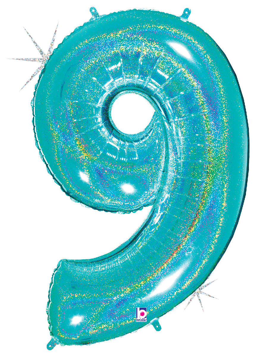 betallic-foil-balloons-number-9-glitter-folienballon-34-blau image 1