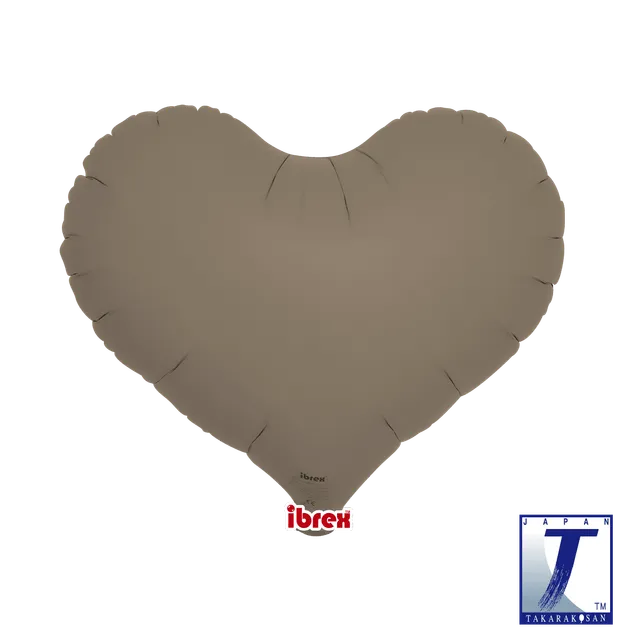 takara-ibrex-jelly-heart-14-zoll-ballon-taupe-herz image 1