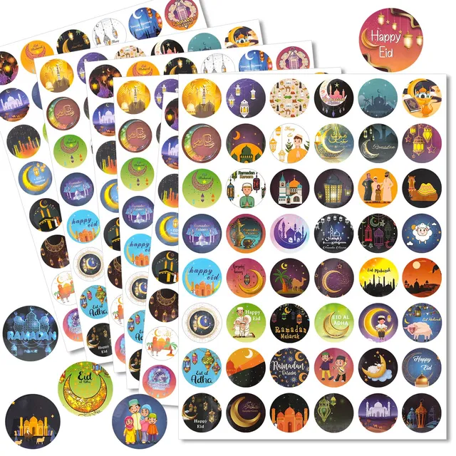 howaf-eid-mubarak-aufkleber-ramadan-sticker-288-st-ck image 1