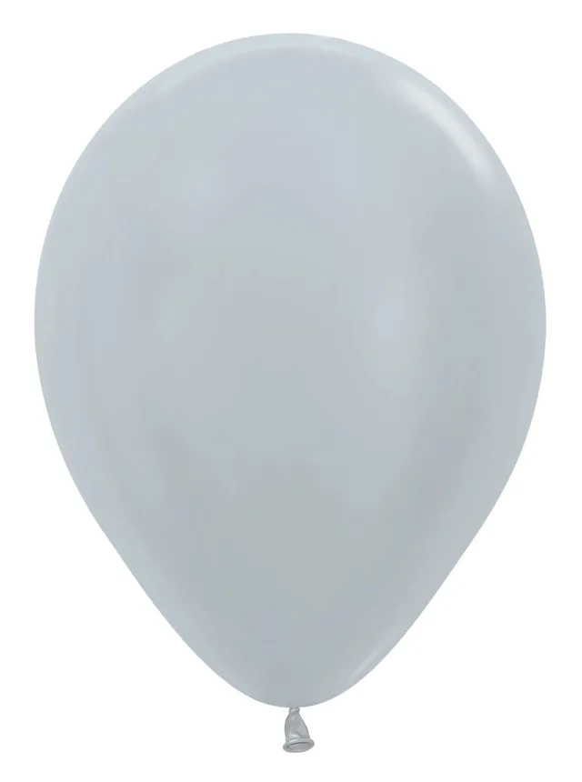 betallic-metallic-silver-latexballon-11-10-st-ck-silber image 1
