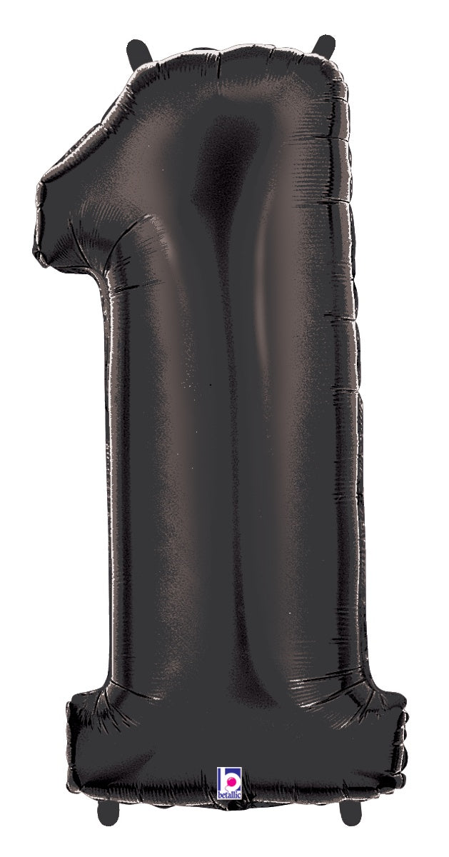 betallic-number-1-black-folienballon-34-zahl image 1