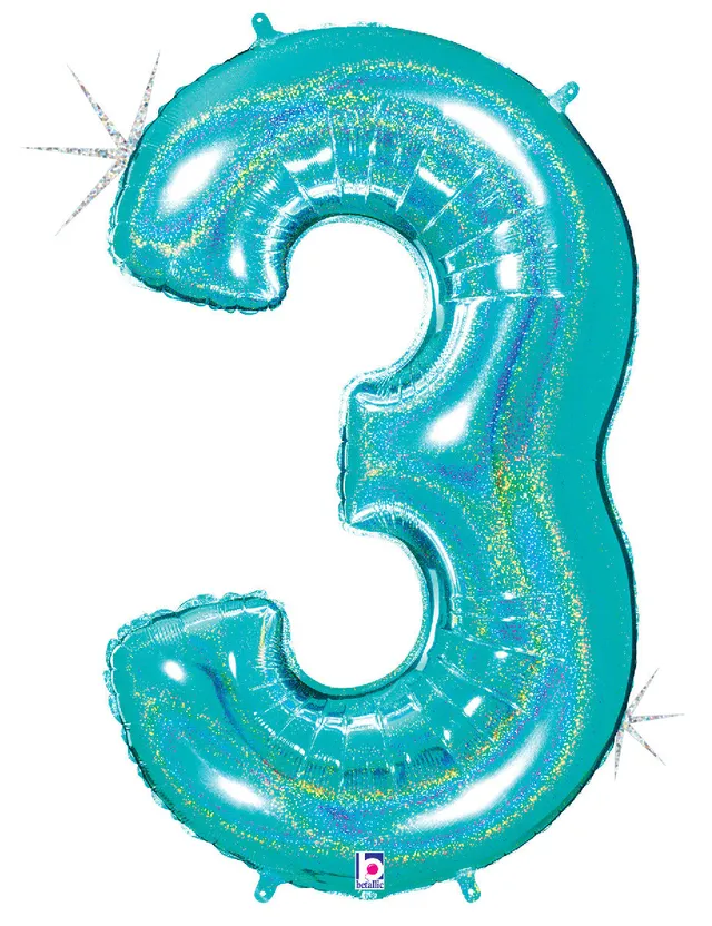 betallic-zahl-3-glitter-folienballon-34-robin-s-egg-blue image 1