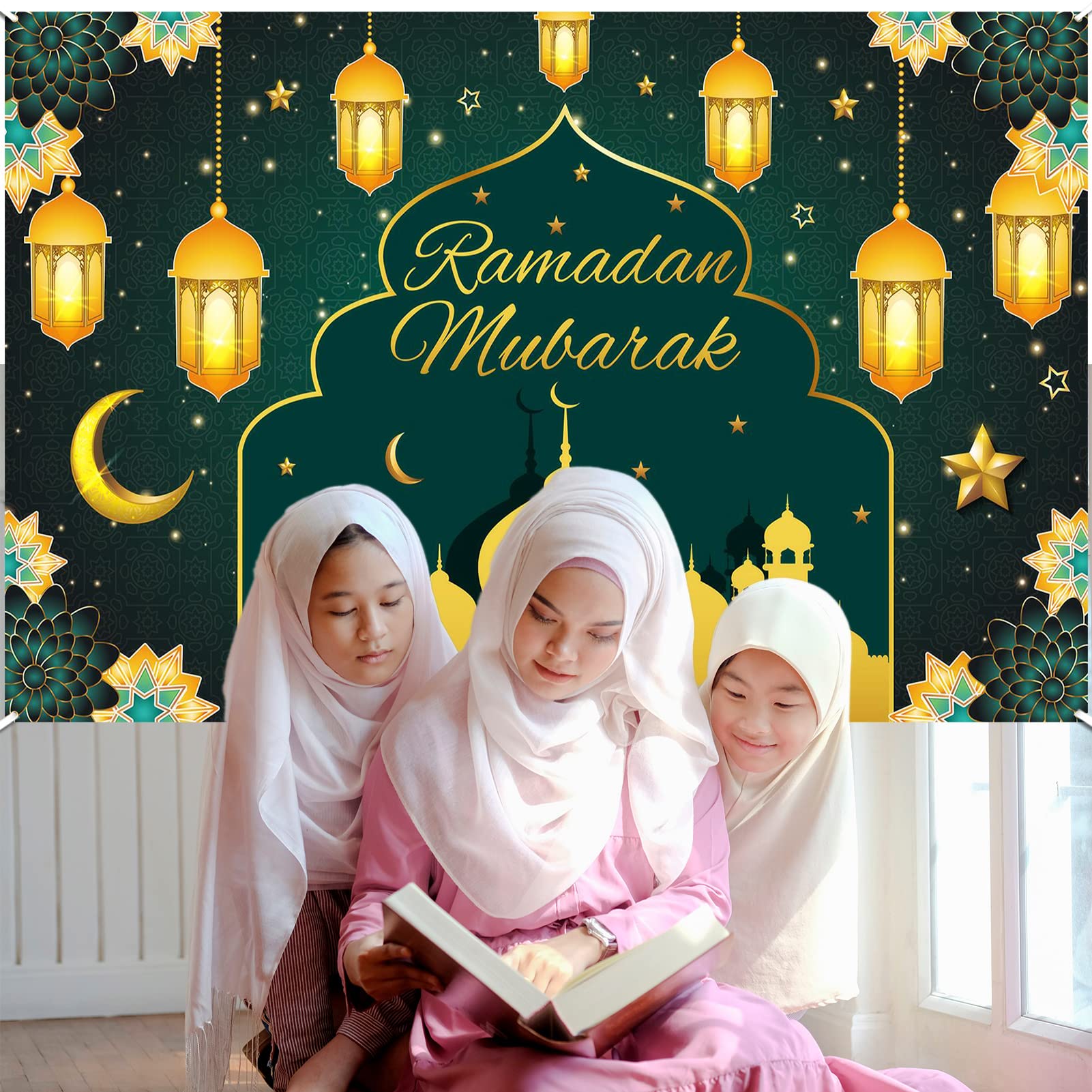 howaf-ramadan-mubarak-banner-stoff-180x110-cm-mond-stern image 6