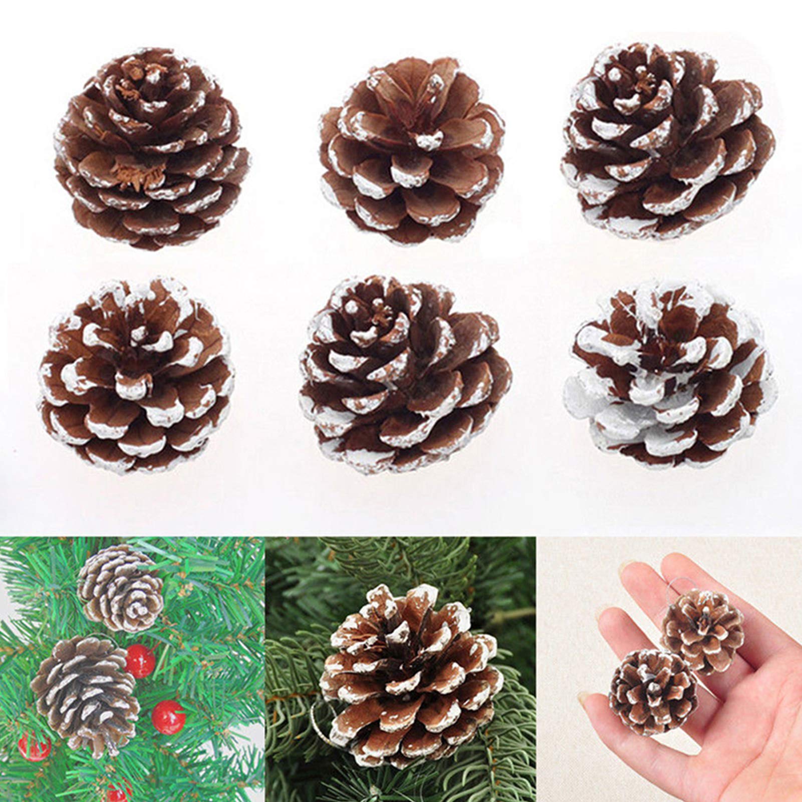 howaf-tannenzapfen-natur-25-stk-christbaumschmuck-5-6-cm image 4