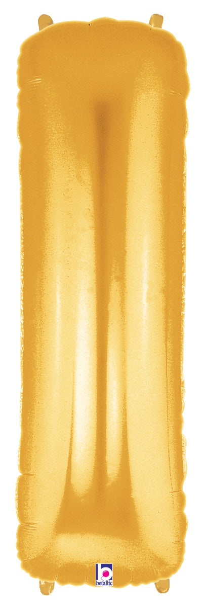 betallic-letter-i-gold-buchstabenballon-34-zoll-folie image 1