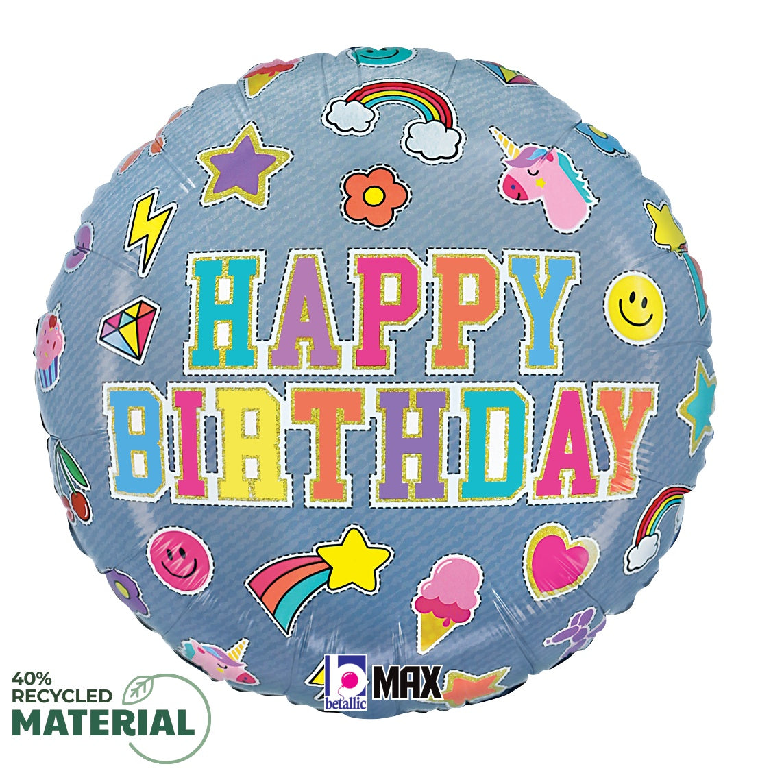 betallic-birthday-denim-patches-folienballon-18-zoll image 3