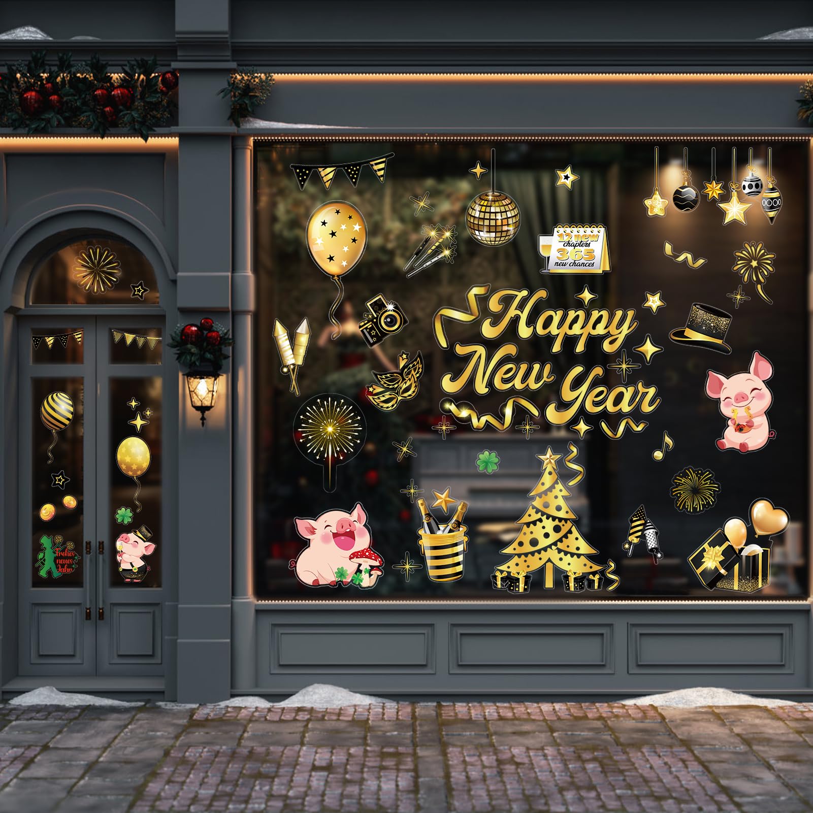 howaf-fensterbilder-silvester-deko-2026-happy-new-year-9-blatt image 5