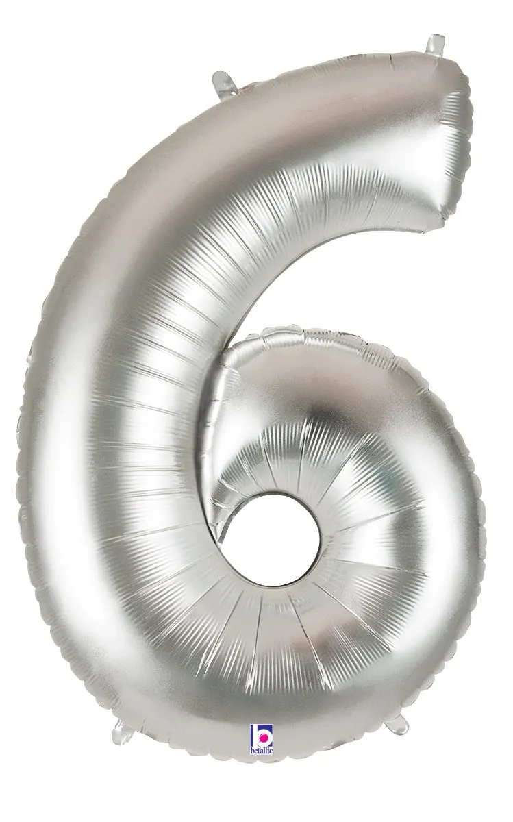 betallic-foil-number-6-zahlenballon-silber-megaloon image 1