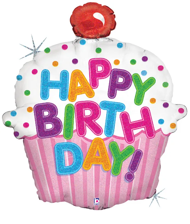 betallic-foil-balloons-happy-birthday-cupcake-folienballon-24-holog image 1