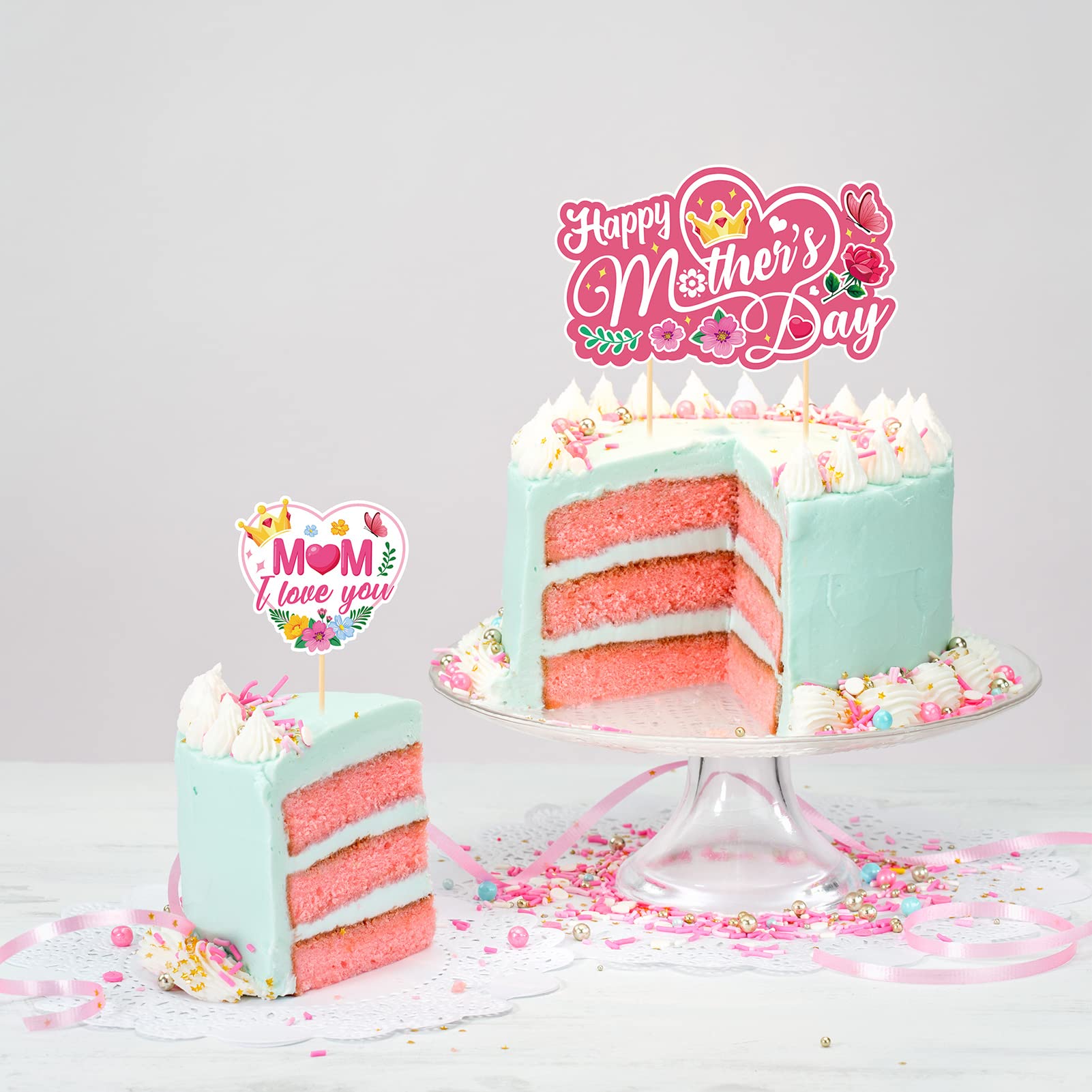 howaf-muttertag-tortendeko-cake-topper-25-st-ck-blumen image 5