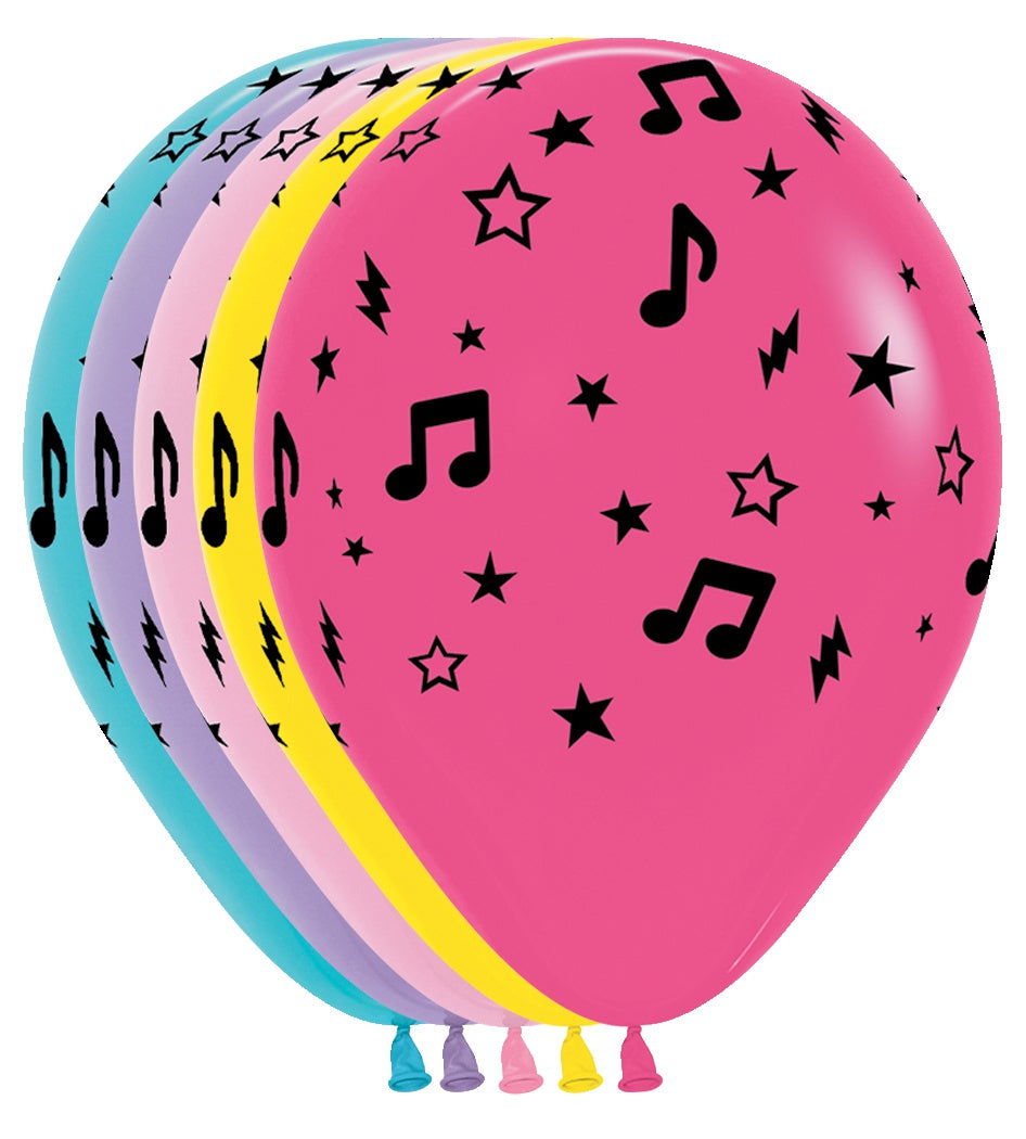 betallic-totally-awesome-music-latexballon-11-50er-musik image 1