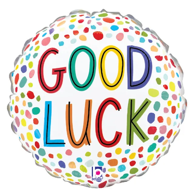betallic-foil-balloons-good-luck-folienballon-9-bunte-punkte image 1