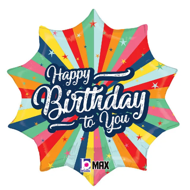 betallic-birthday-bursting-colors-folienballon-18-zoll image 1