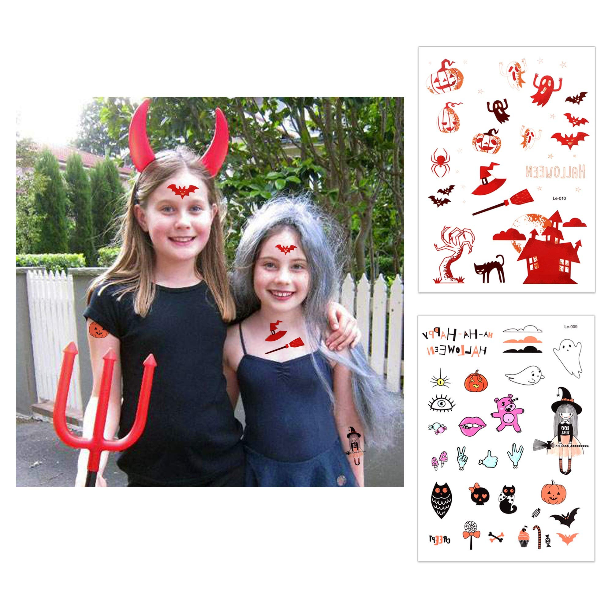 howaf-halloween-tattoo-kinder-6-b-gen-leuchtend-150-stk image 5