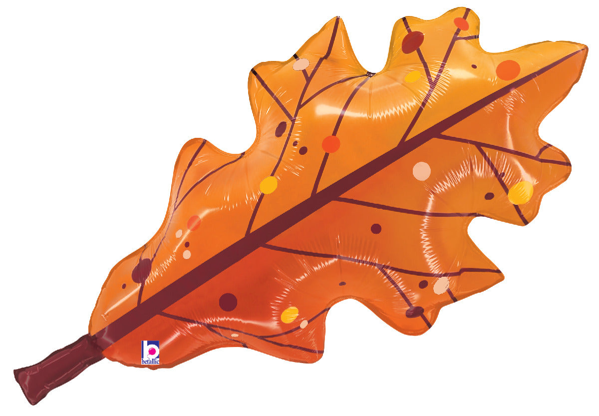 betallic-foil-balloons-fall-orange-leaf-folienballon-33-orange image 1