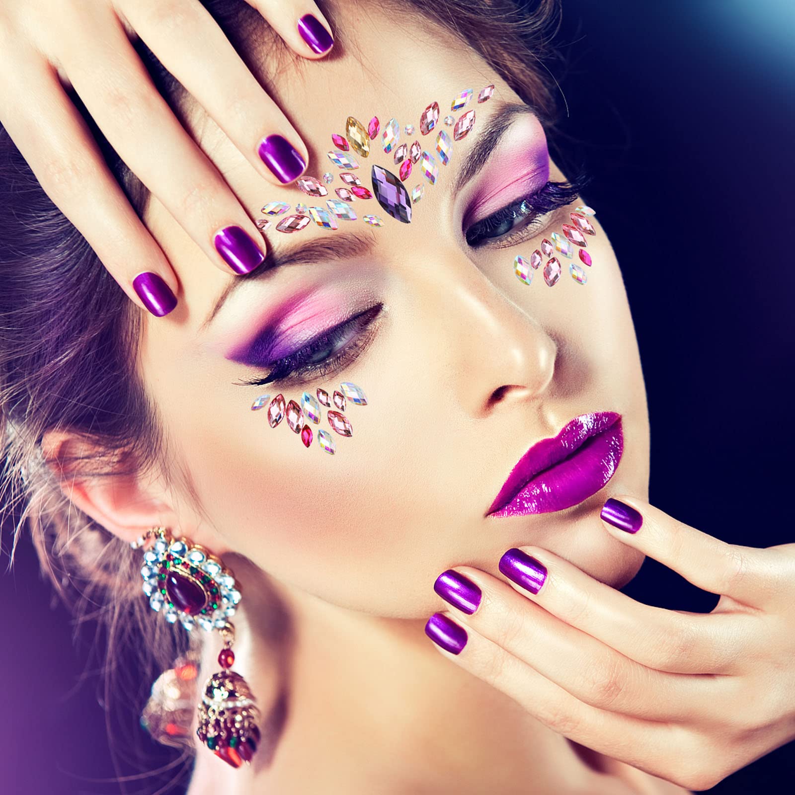 howaf-face-gems-gesichtssteine-set-8-st-ck-glow image 6