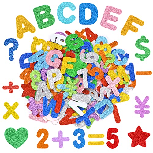 howaf-moosgummi-buchstaben-selbstklebend-glitzer-sticker-138-tlg image 8