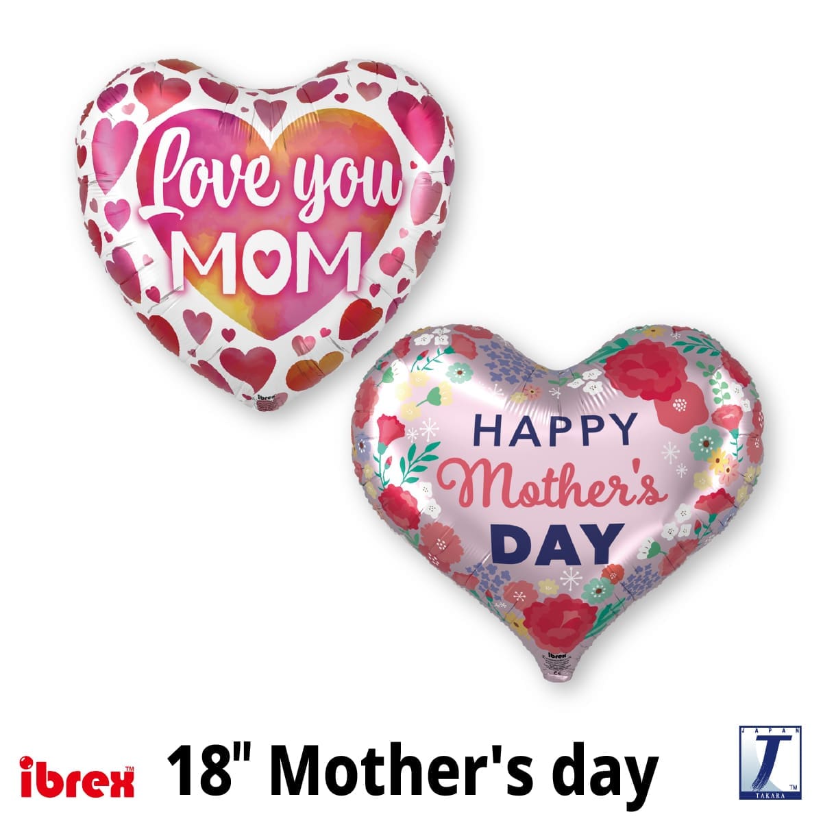 takara-ibrex-heart-jelly-heart-folienballon-18-zoll-muttertag image 1
