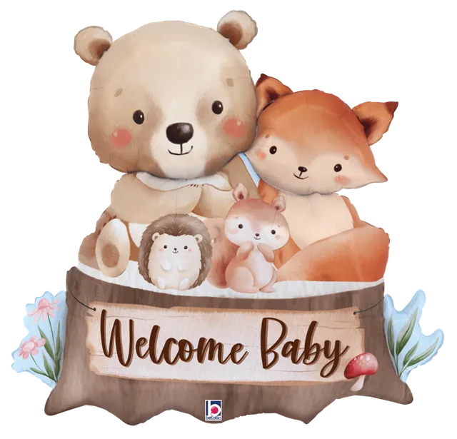 betallic-woodland-welcome-baby-folienballon-34-waldtiere image 1
