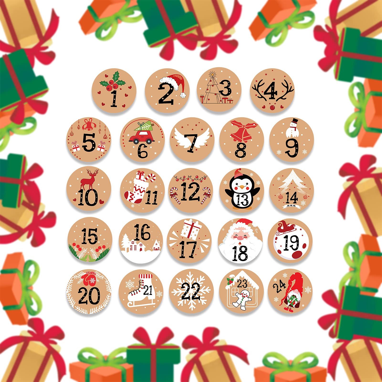 howaf-adventskalender-aufkleber-192-st-ck-zahlen-1-24 image 4