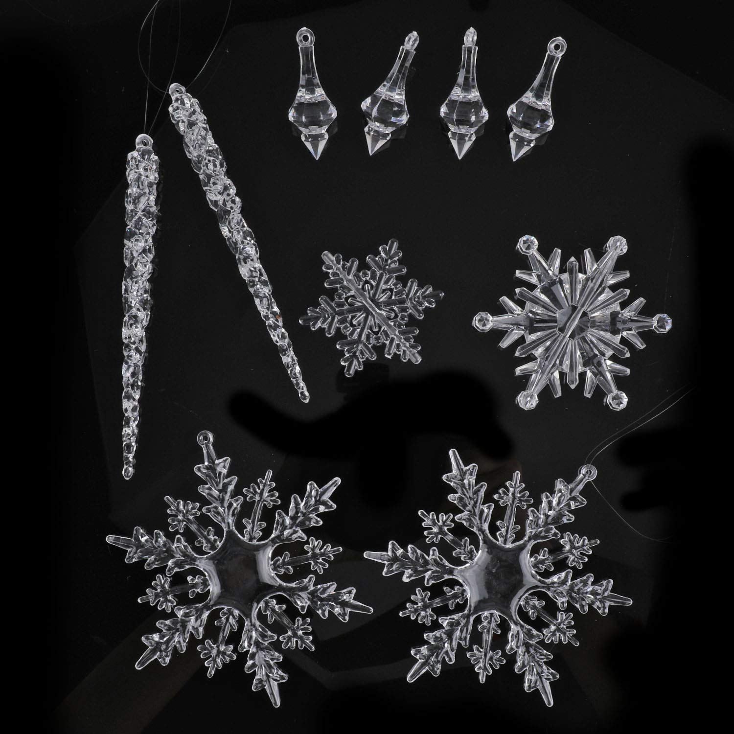 howaf-christbaumschmuck-40tlg-eiszapfen-schneeflocken-acryl image 5