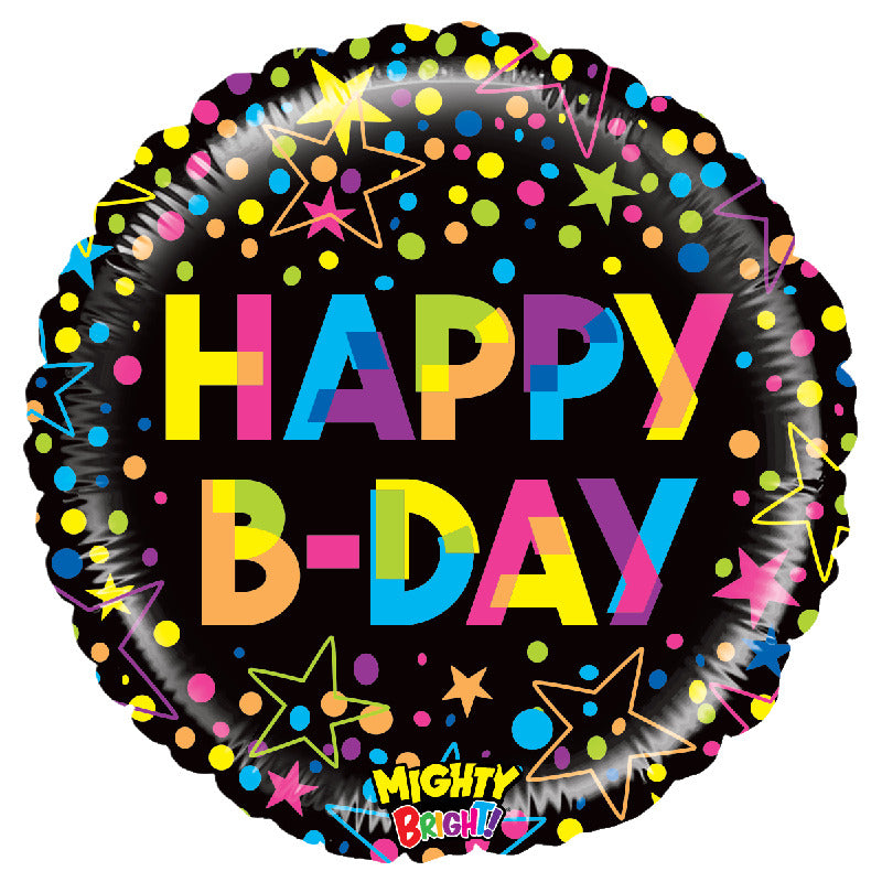 betallic-mighty-bright-folienballon-colorful-birthday-21zoll image 1