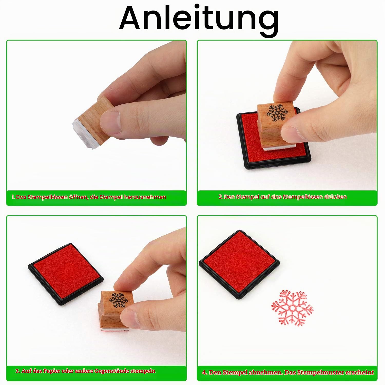 howaf-weihnachten-stempel-set-holz-24-teilig-mit-kissen image 4