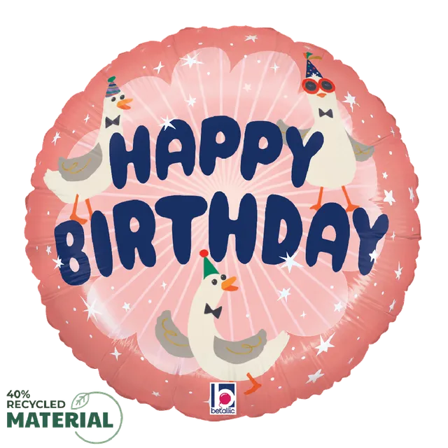 betallic-silly-goose-folienballon-18-zoll-geburtstag image 1