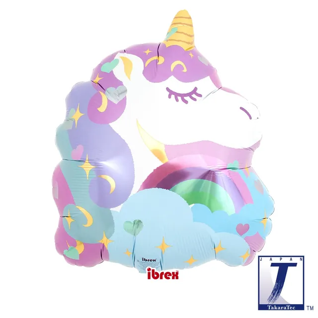 takara-ibrex-shape-14-folienballon-unicorn-einhorn image 1