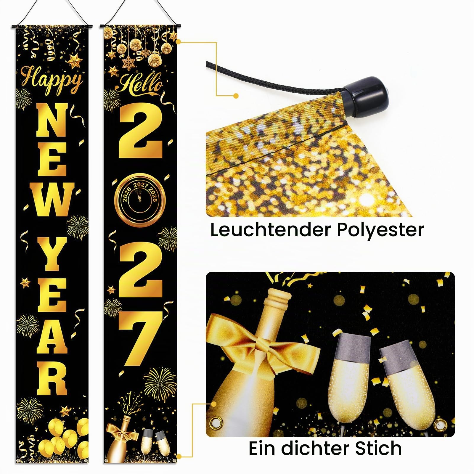 howaf-silvester-t-rbanner-set-2027-schwarz-gold-3-teilig image 4