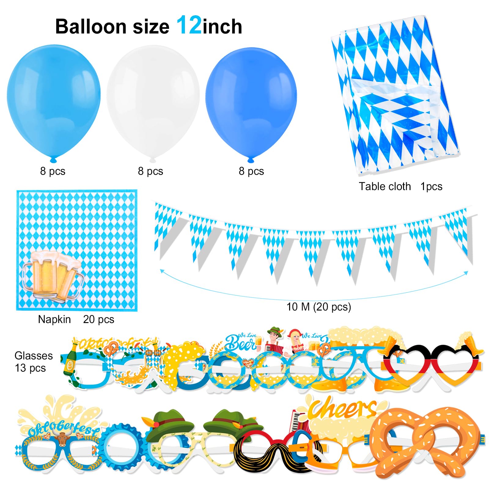 howaf-oktoberfest-deko-set-59tlg-blau-wei-mit-ballons image 2