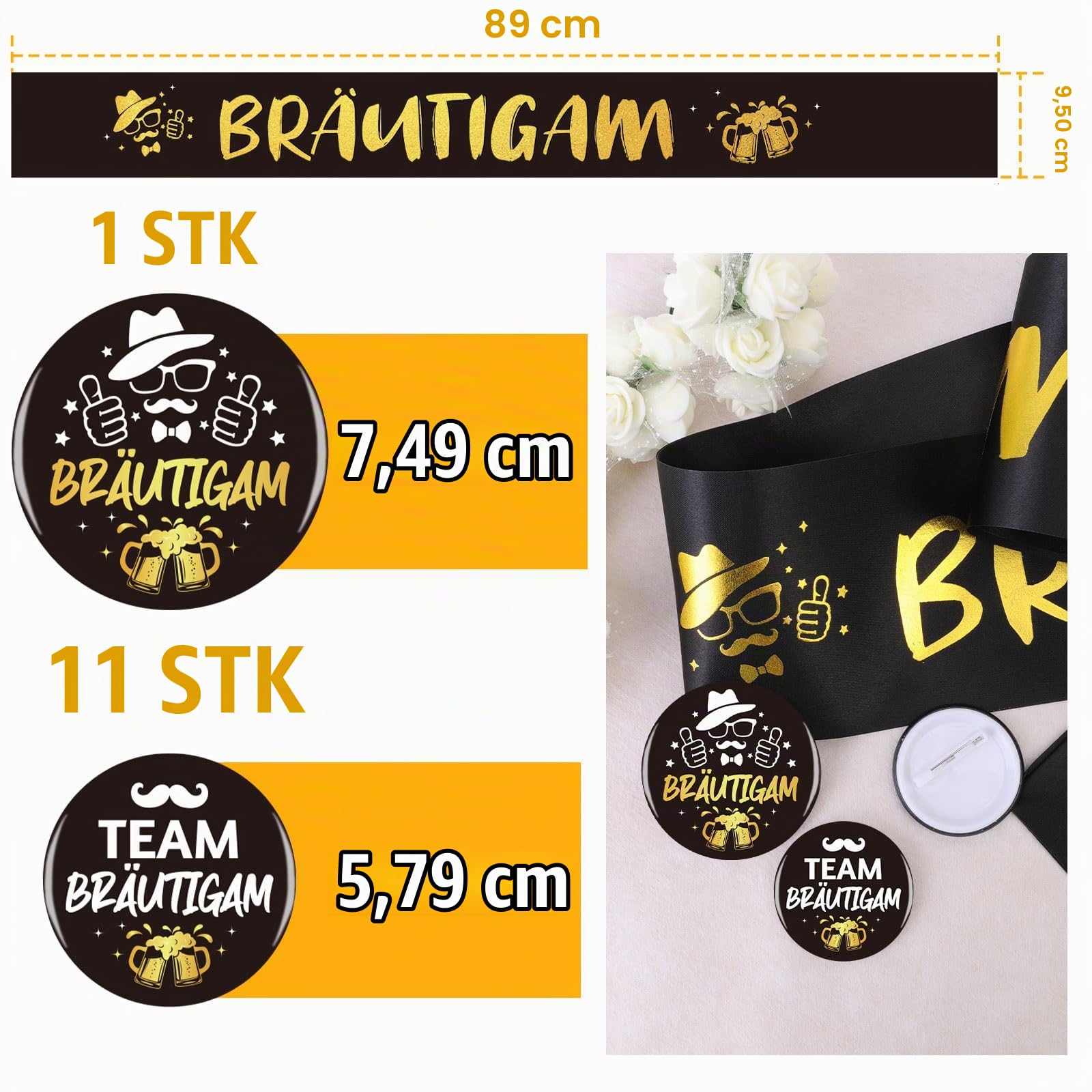 howaf-jga-braeutigam-schaerpe-team-braeutigam-buttons-set-maenner image 2