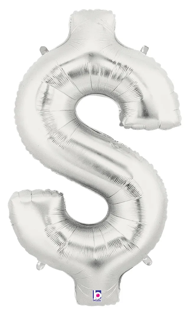 betallic-foil-balloons-dollar-sign-silver-folienballon-34-silber image 1