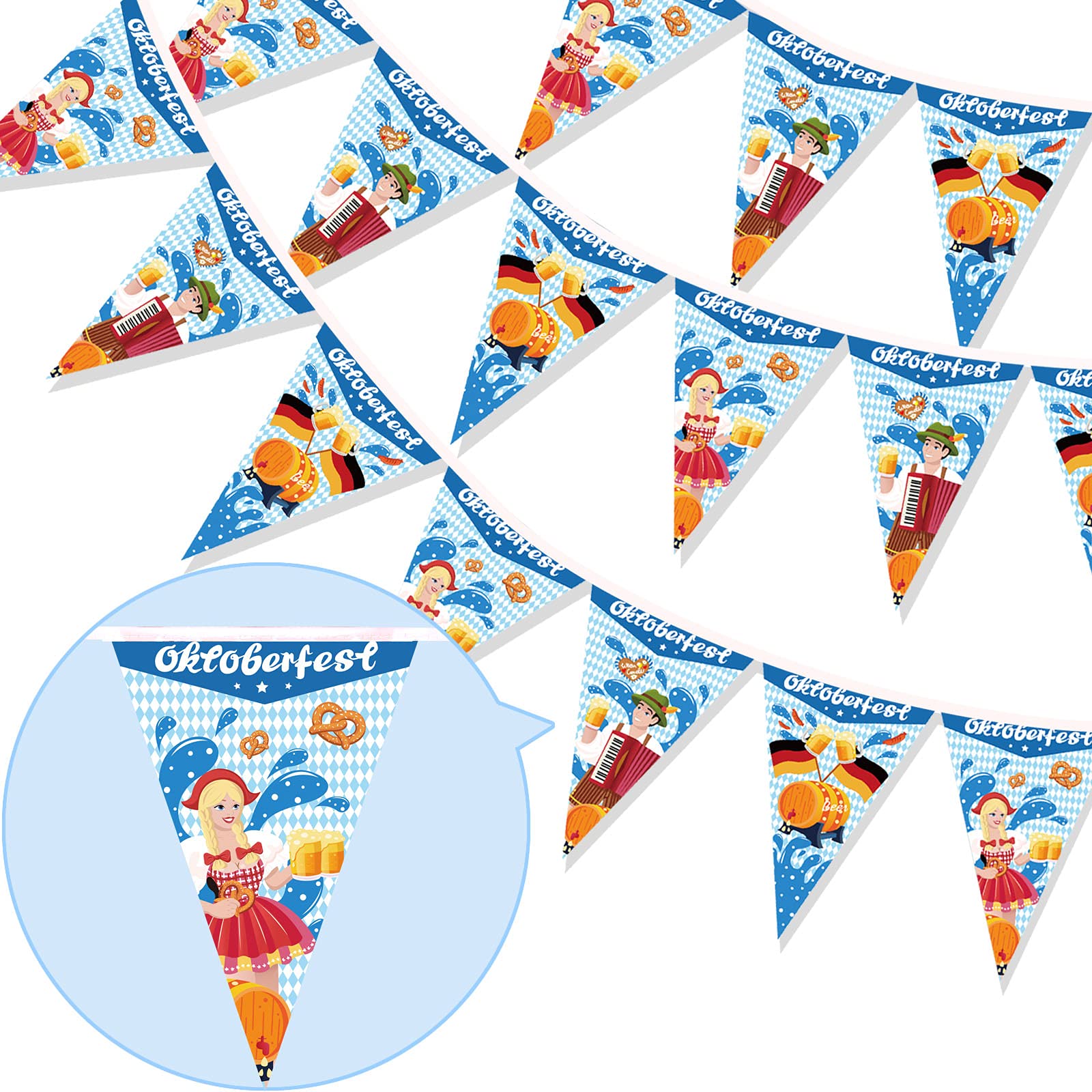 howaf-oktoberfest-deko-wimpelkette-bayrisch-28x19cm image 1