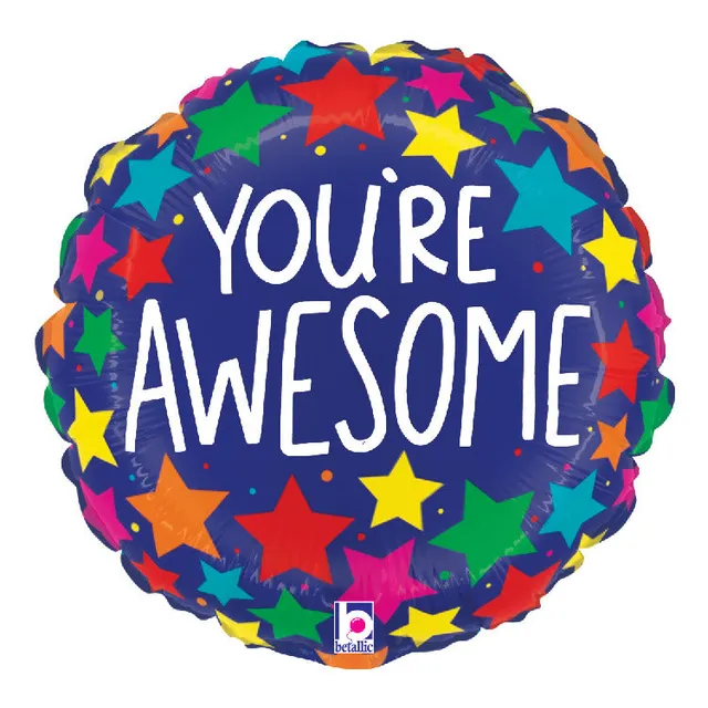 betallic-foil-balloons-you-re-awesome-stars-folienballon-9 image 1