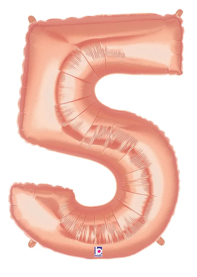 betallic-number-5-rose-gold-folienballon-34-zahl image 1