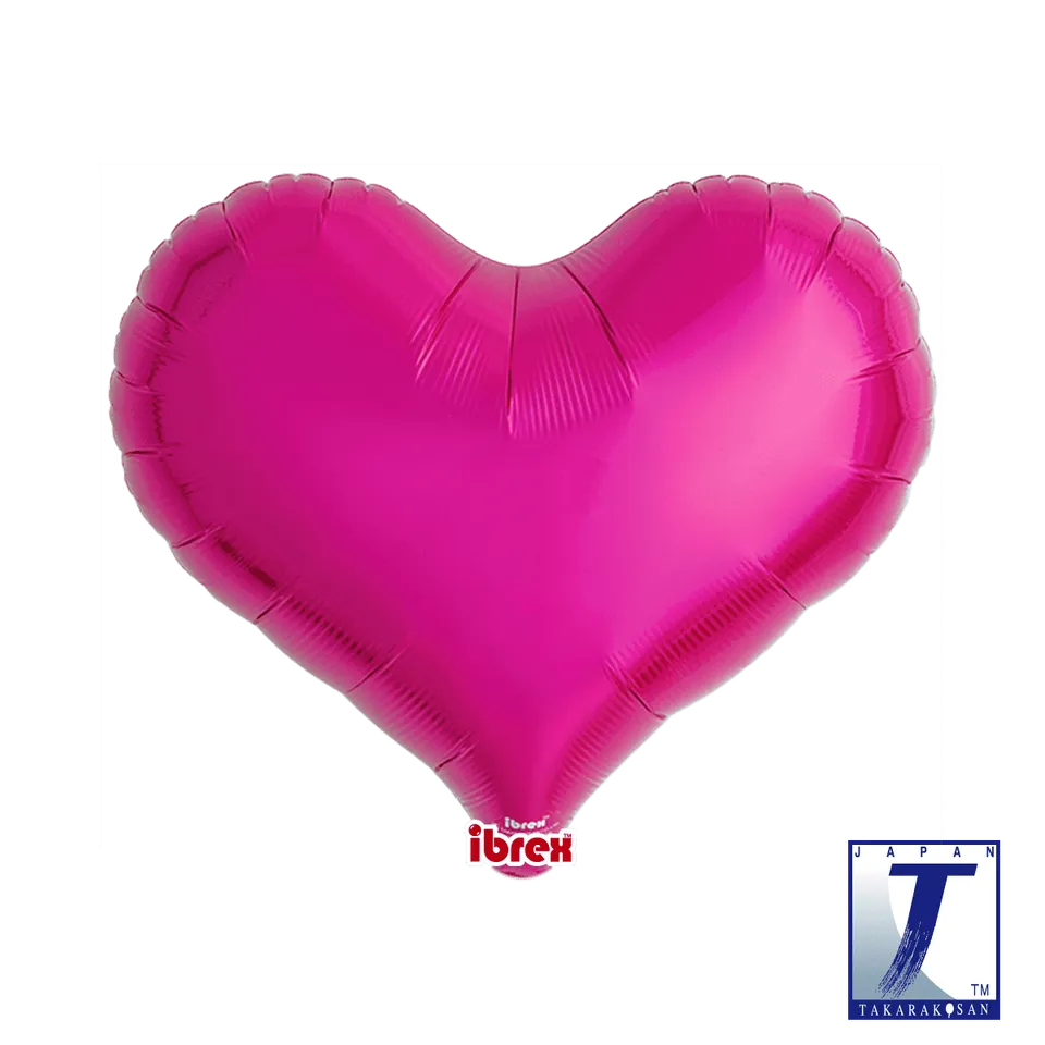 takara-ibrex-jelly-heart-18-zoll-folienballon-magenta image 1