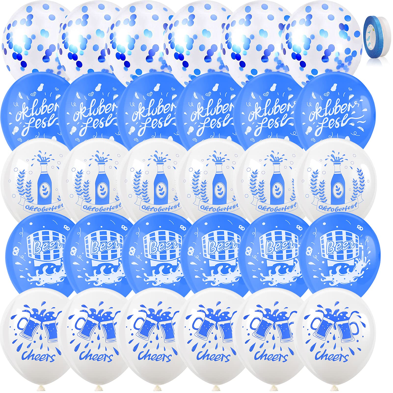 howaf-oktoberfest-luftballons-wei-blau-30-st-ck-latex image 2