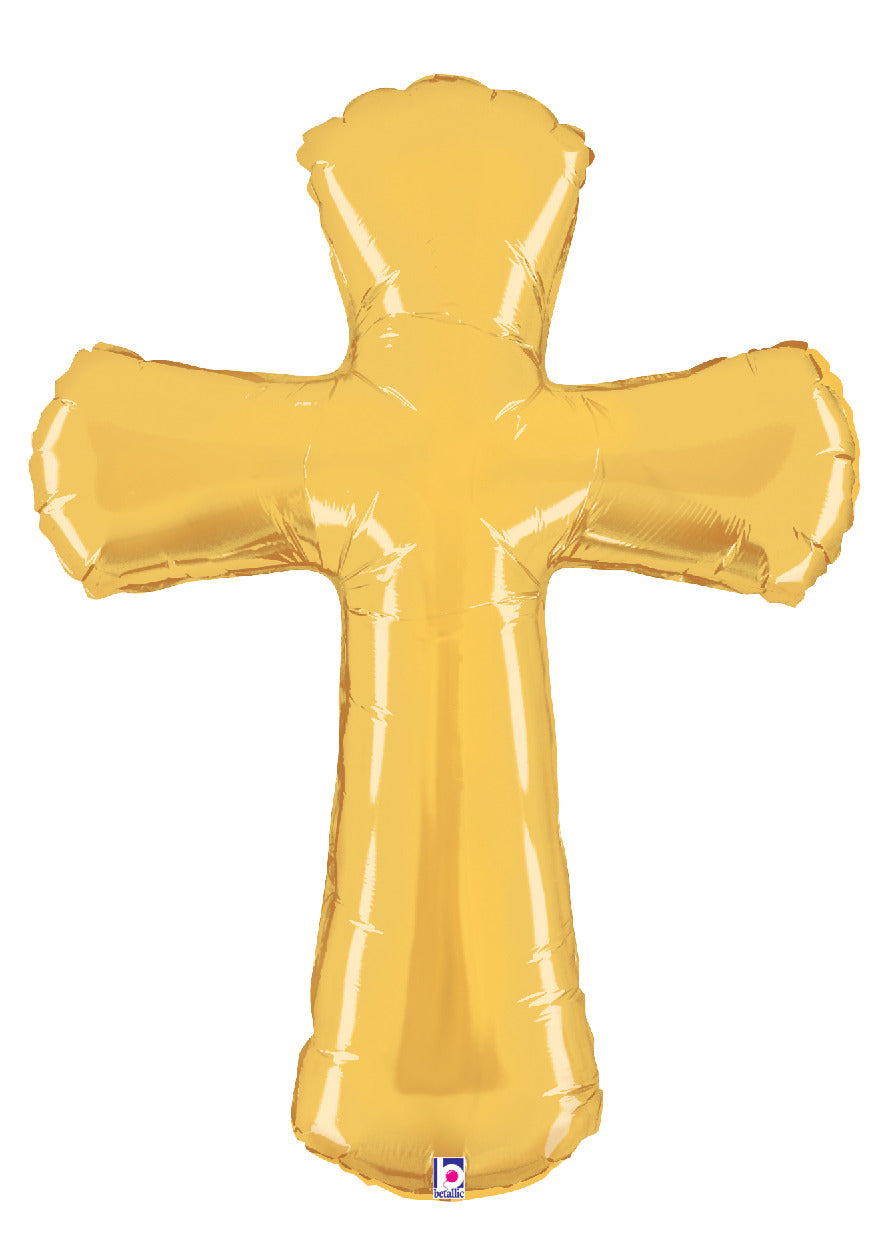 betallic-foil-balloons-cross-folienballon-39-religi-s image 1